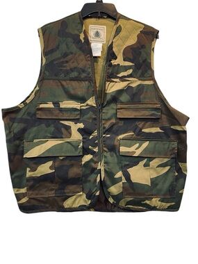 Northwest Territory Men's size XL Camouflage Utility Vest Bird Hunting Game bag